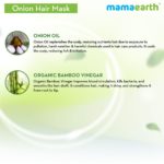 Onion Hair Mask, For Hair Fall Control, With Onion Oil & Organic Bamboo Vinegar, 200ml - Image 6