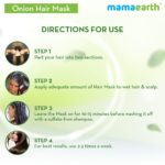 Onion Hair Mask, For Hair Fall Control, With Onion Oil & Organic Bamboo Vinegar, 200ml - Image 3
