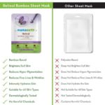 Retinol Bamboo Sheet Mask with Retinol & Bakuchi for Fine Lines & Wrinkles - 25g - Image 6