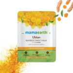 Ubtan Bamboo Sheet Mask with Turmeric & Saffron for Skin Brightening - 25 g